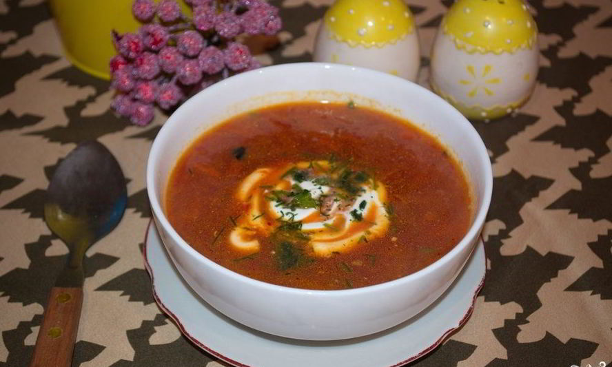 Рецепт борща на говяжьем бульоне