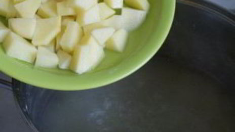 борщ на курином бульоне