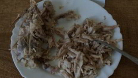 борщ на курином бульоне