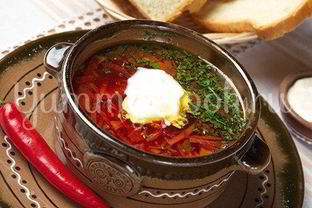 Борщ по-домашнему