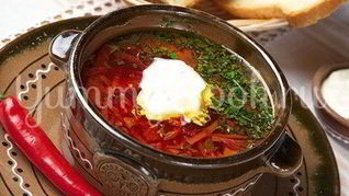 Борщ по-домашнему