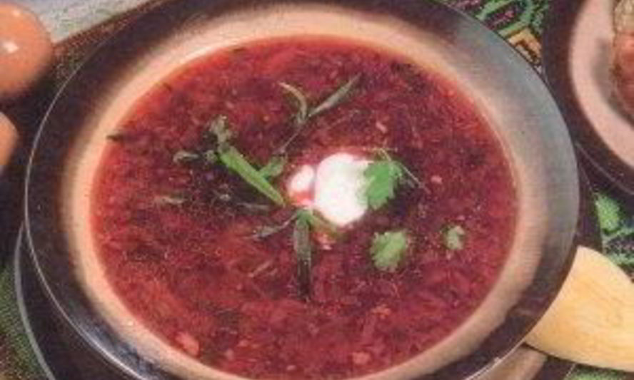 Рецепт борща постного с квашеной свеклой