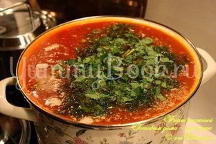 Борщ постный