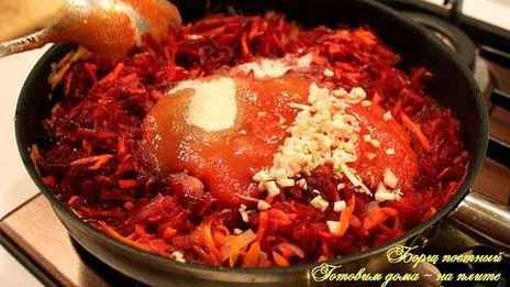 борщ постный