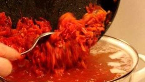 борщ постный