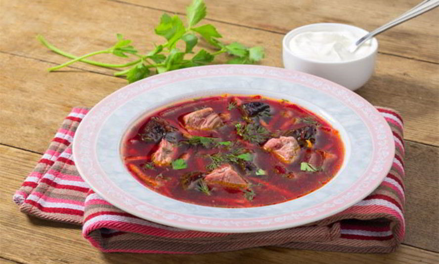 Рецепт борща с черносливом