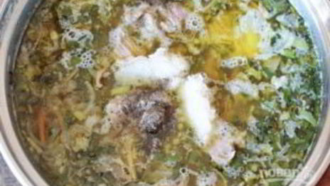 борщ с крапивой