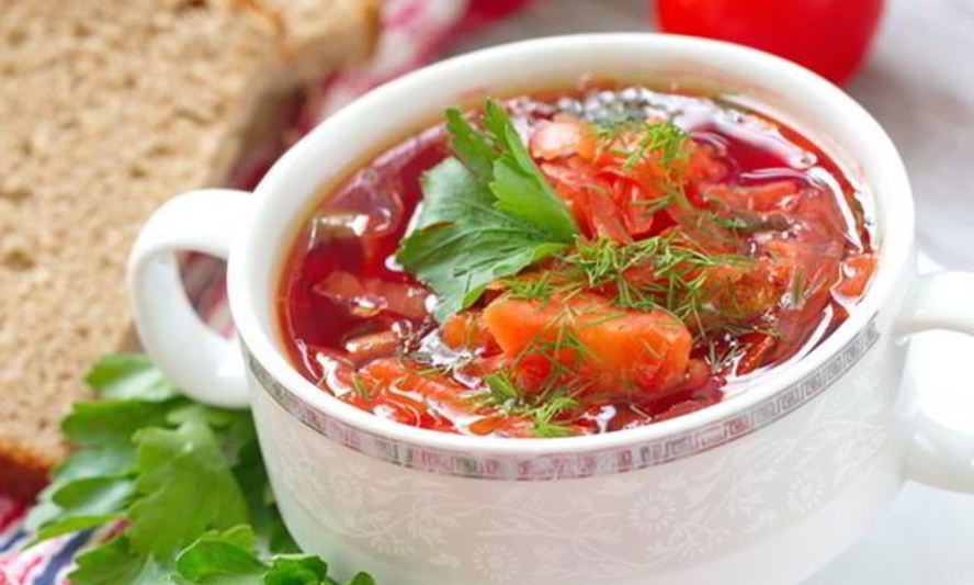 Рецепт борща с курицей в мультиварке