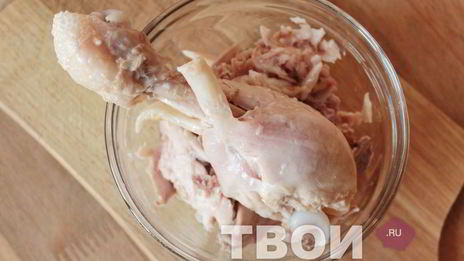 борщ с курицей