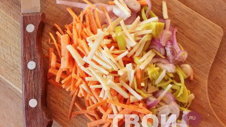 борщ с курицей