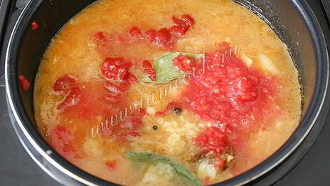 борщ с мясом в мультиварке