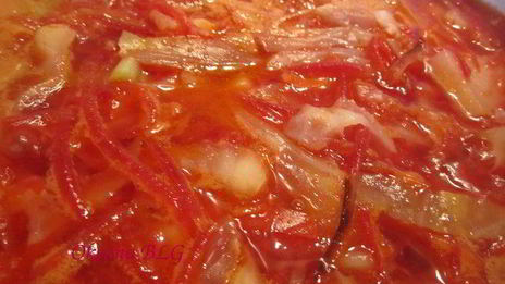 борщ с пампушками