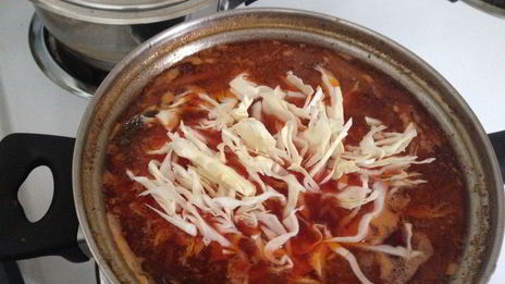 борщ с салом по-мужски