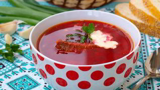 Борщ с телятиной