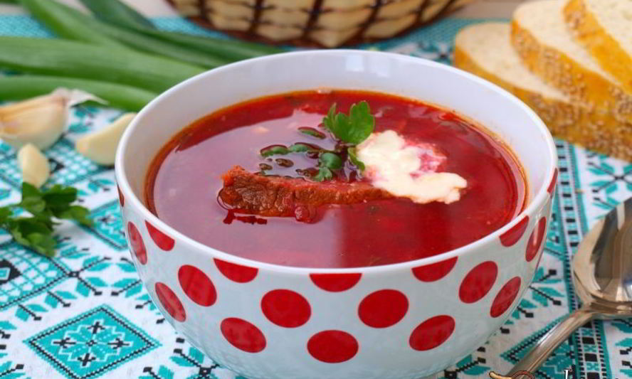 Рецепт борща с телятиной