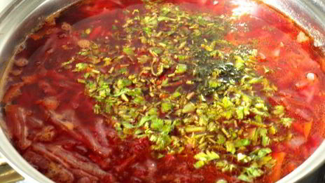 борщ с телятиной