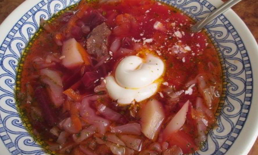 Рецепт борща с тушенкой