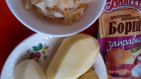 борщ с заправкой