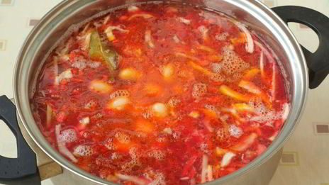 борщ со шпинатом