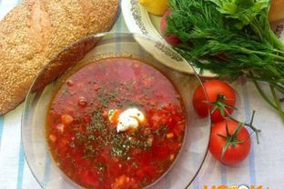 Борщ со свеклой свежей