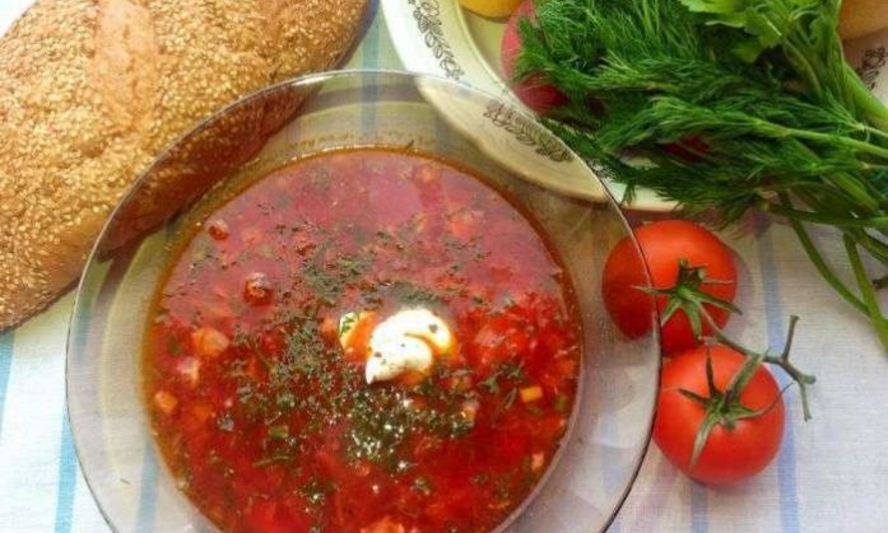 Рецепт борща со свеклой свежей