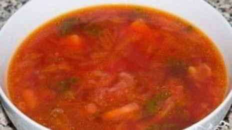 борщ со свежей капустой
