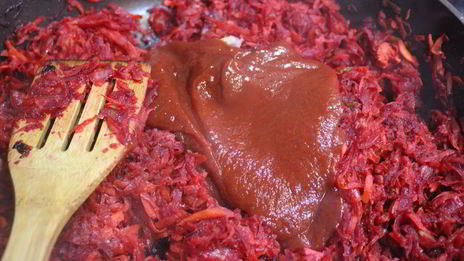 борщ со свининой и говядиной