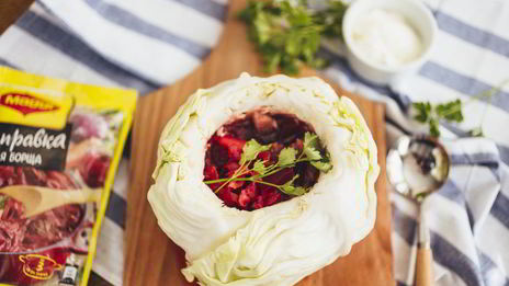 борщ в капусте