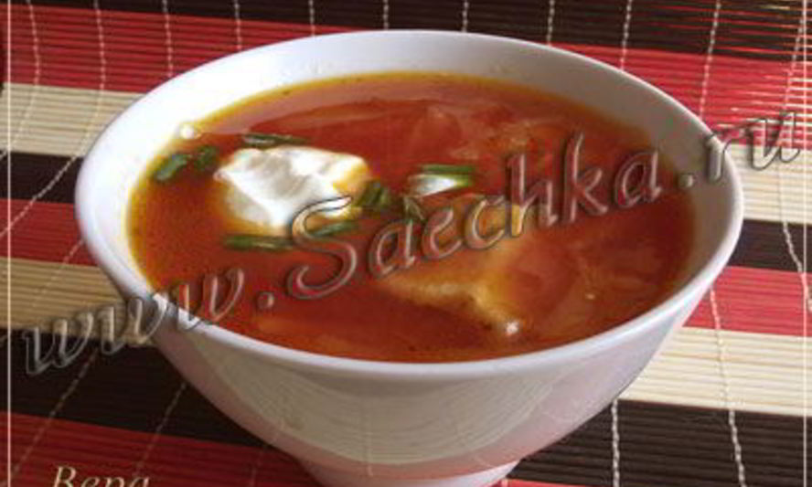 Рецепт борща в мультиварке