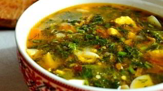 Борщ зеленый со щавелем