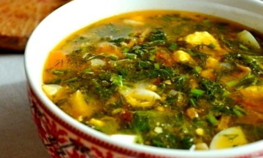 Рецепт борща зеленого со щавелем