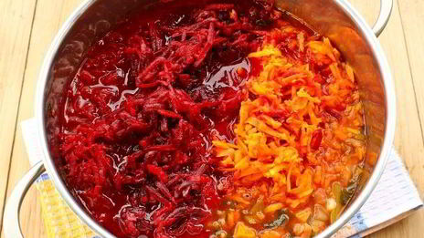 борщевая заправка со свеклой и капустой на зиму