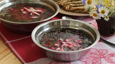 холодный борщ из свеклы