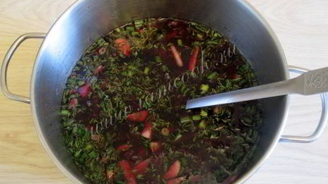 холодный борщ из свеклы