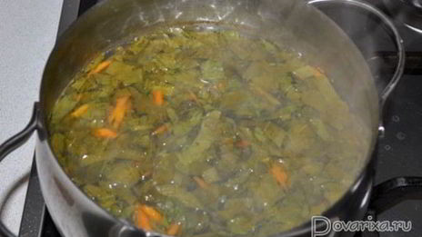 холодный борщ со щавелем