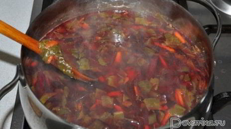 холодный борщ со щавелем