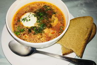 Красный борщ из индейки