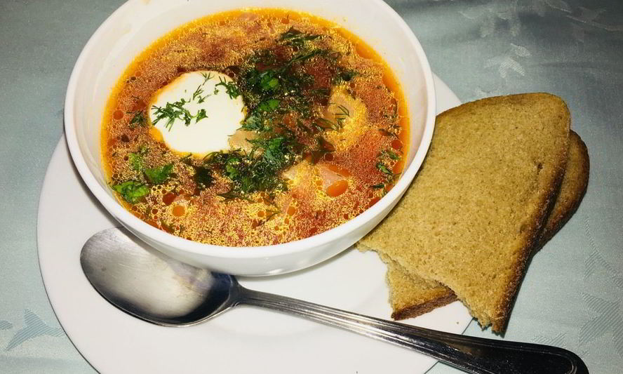 Рецепт красного борща из индейки