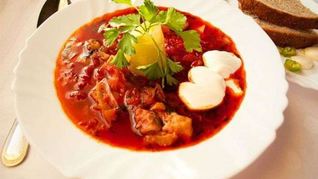 Красный борщ