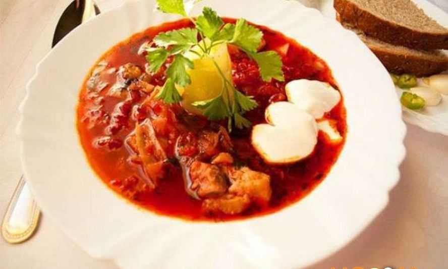 Рецепт красного борща