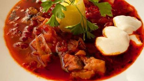 красный борщ