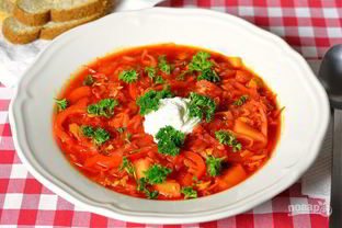 Настоящий борщ