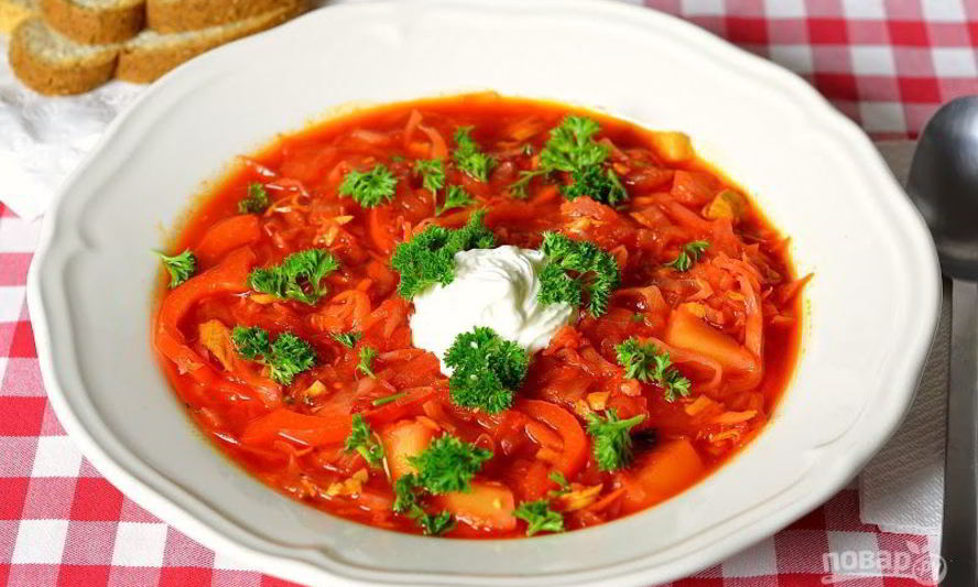 Рецепт настоящего борща