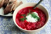 Очень вкусный борщ к обеду