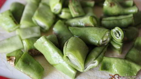 осенний зеленый борщ