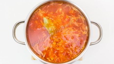 постный борщ на ароматном масле