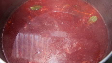 постный борщ с белыми грибами и фасолью