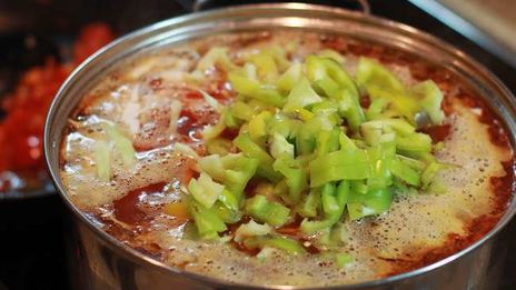 постный борщ с фасолью