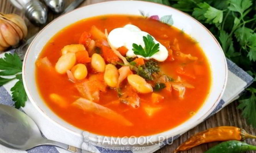 Рецепт постного борща в мультиварке