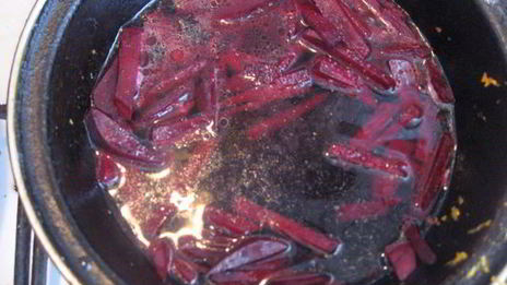 постный грибной борщ с черносливом